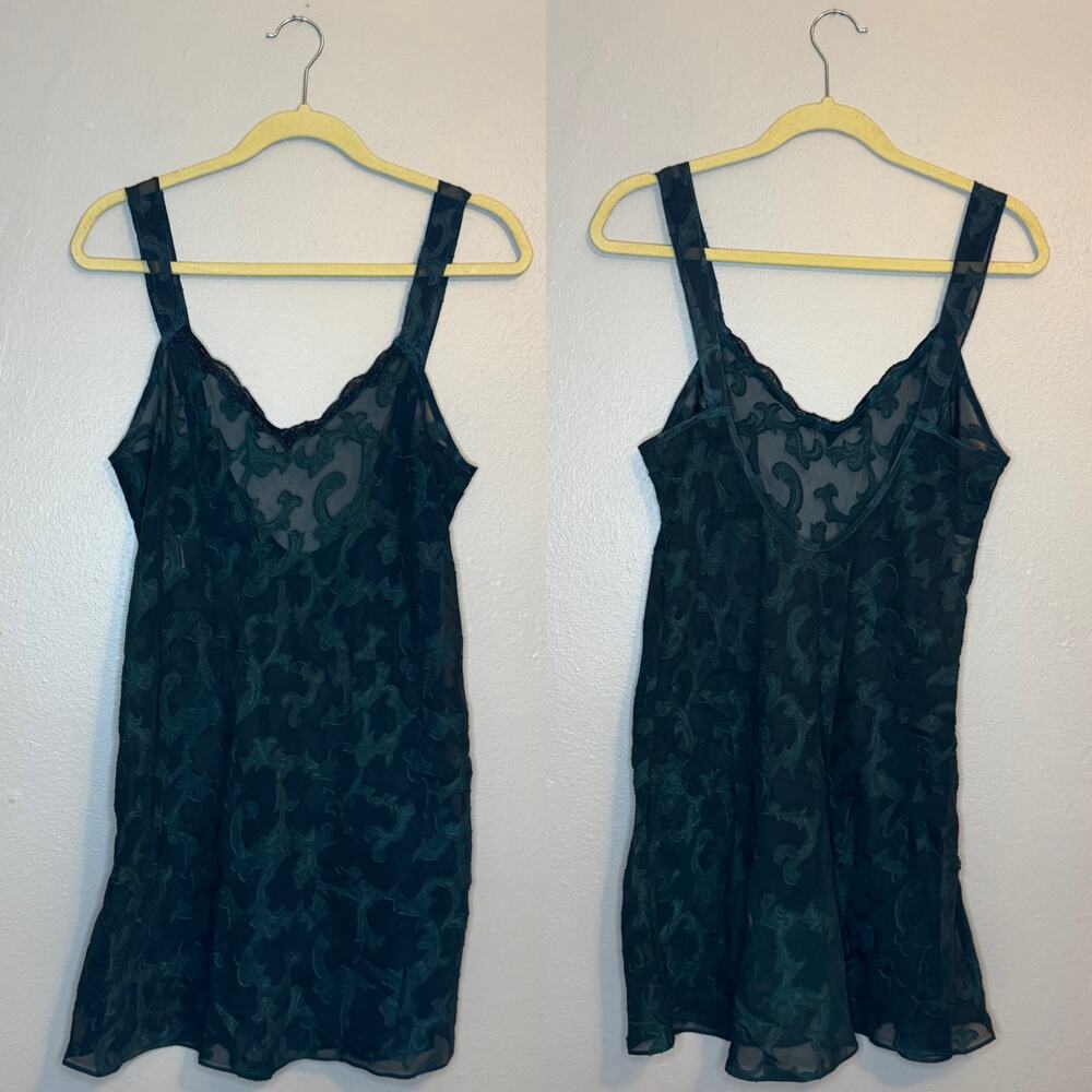 Green Vintage Slip Dress